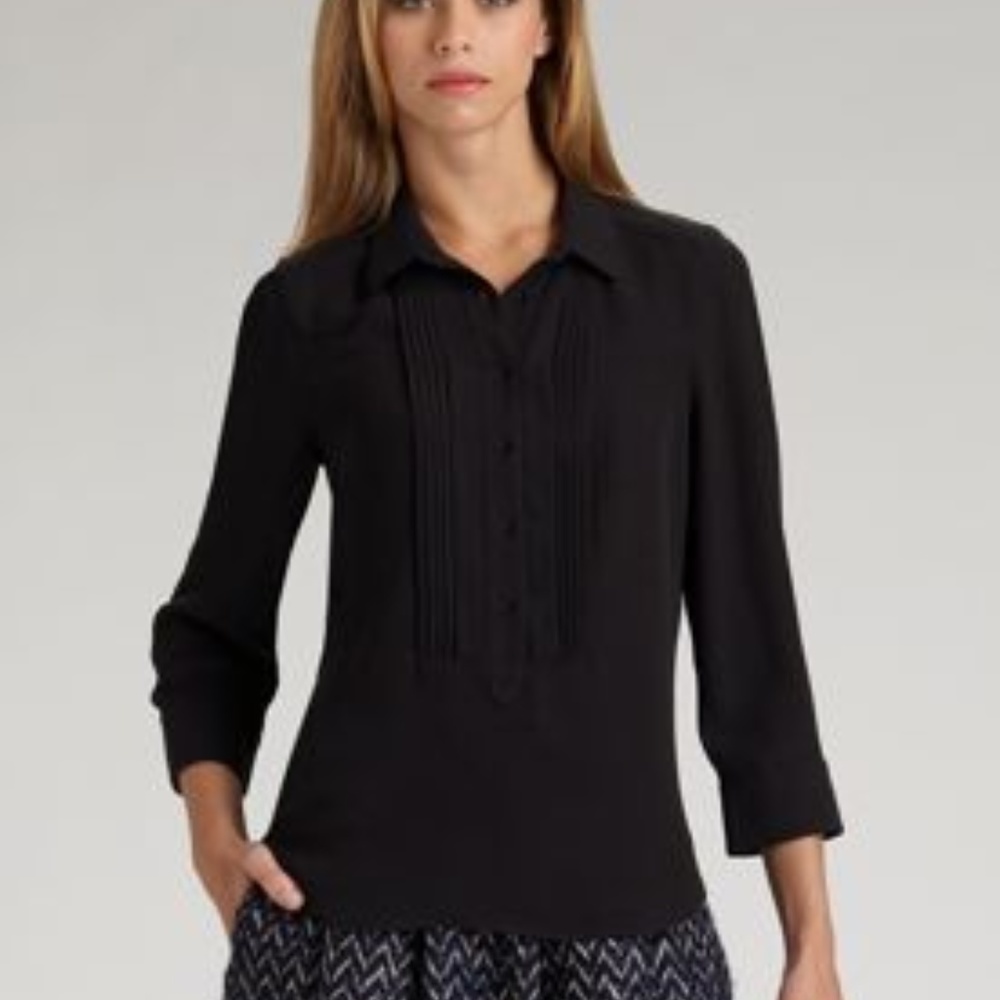 DIANE von FURSTENBERG HEDVIG BLACK TOP - size 10